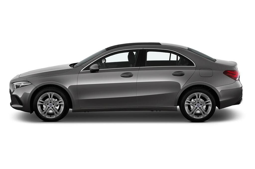 Mercedes A Class (Baujahr 2019) Progressive Line 4 Türen Seitenansicht