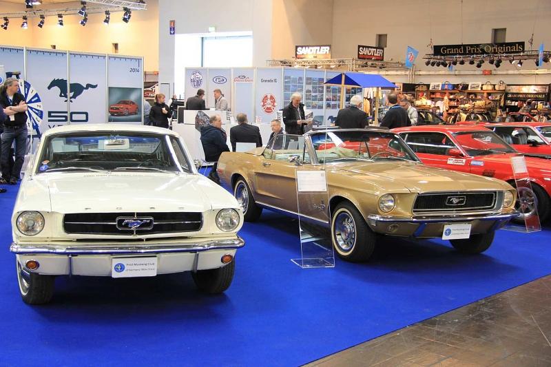 Techno Classica 2014 Ford T5 Fastback 2+2 und Ford Mustang Cabriolet