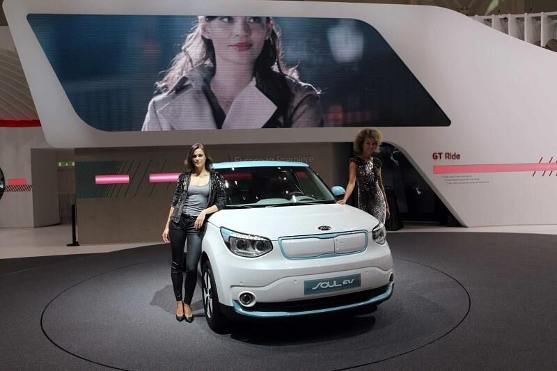 Kia Soul EV in Genf.