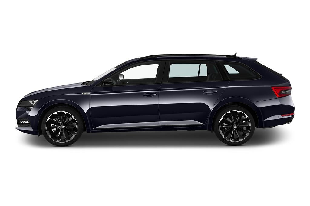 Skoda Superb Combi (Baujahr 2020) Sportline 5 Türen Seitenansicht