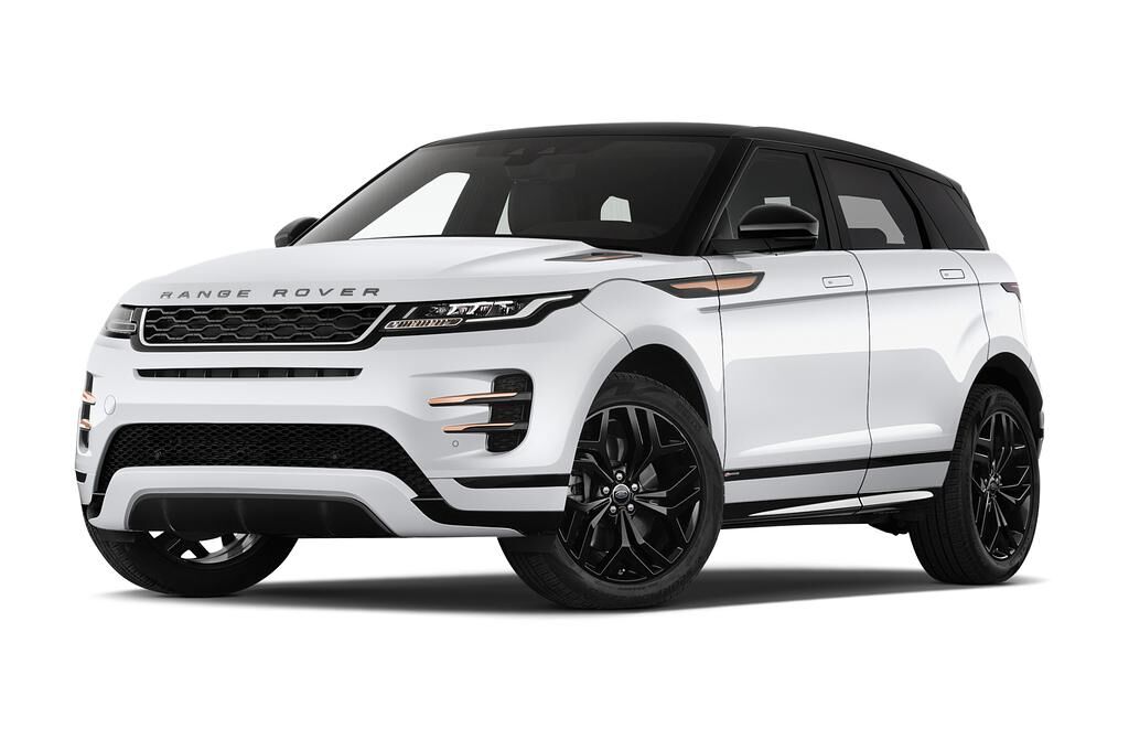 Land Rover Range Rover Evoque (Baujahr 2019) R-Dynamic 5 Türen seitlich vorne mit Felge