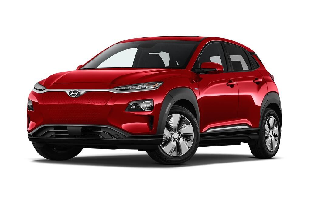 Hyundai Kona EV (Baujahr 2019) Style 5 Türen seitlich vorne mit Felge