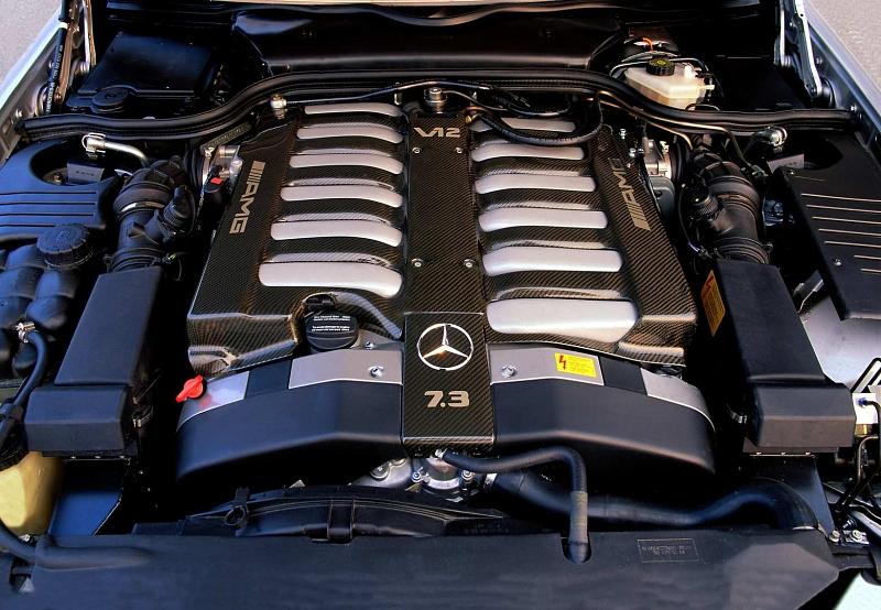 Mehr Hubraum hatte keiner: Mercedes SL 73 AMG (1999-2001) der Baureihe R 129 (1989-2001).