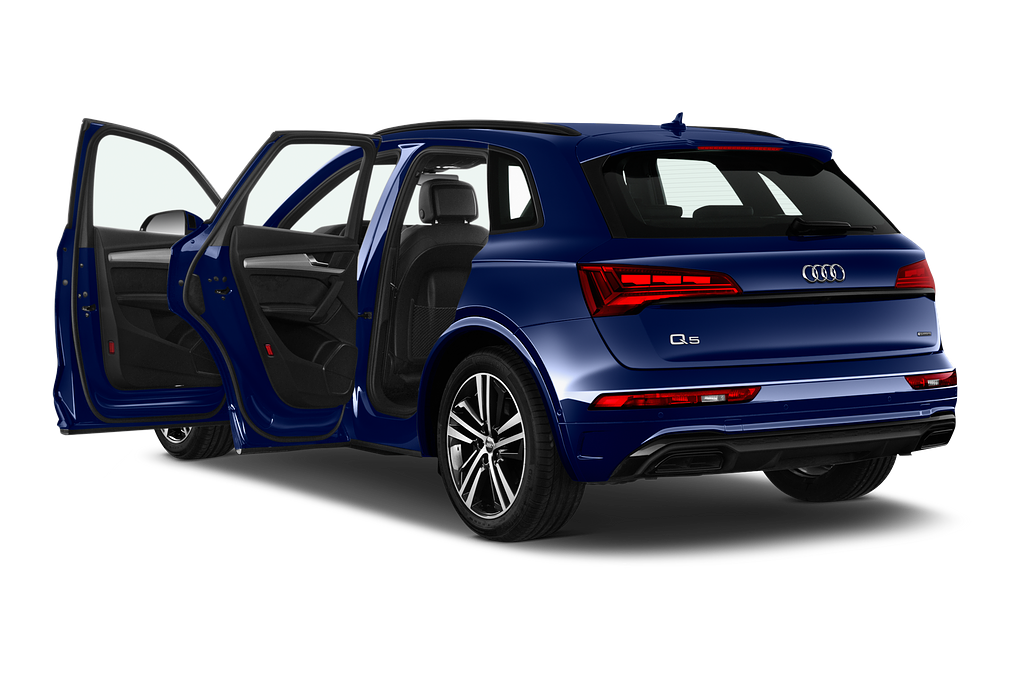 Audi Q5 (Baujahr 2021) S line 5 Türen Tür geöffnet