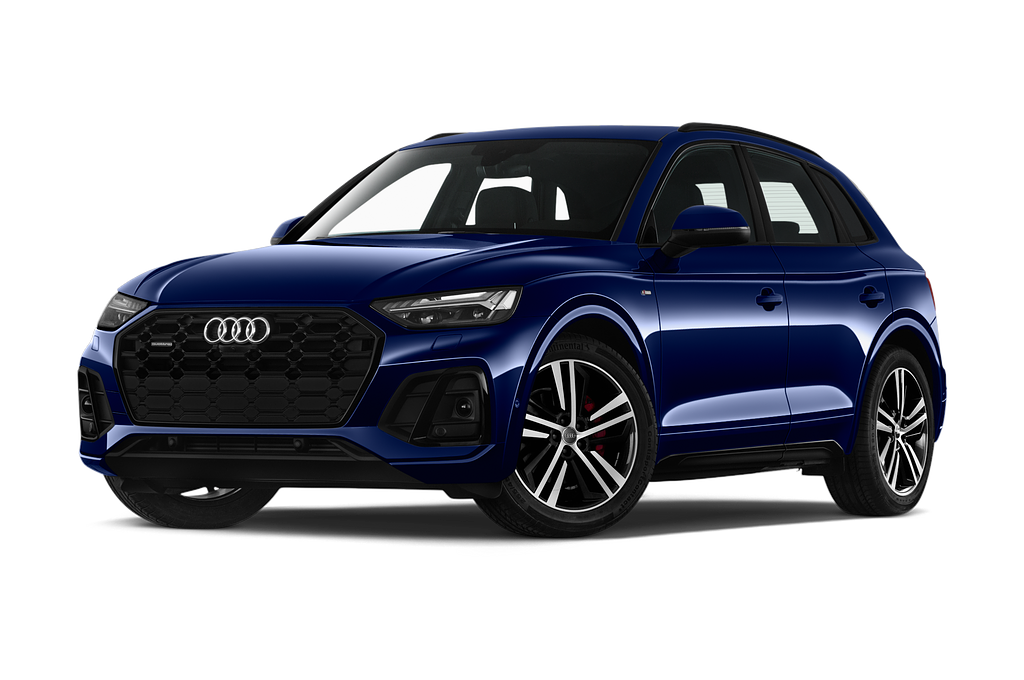 Audi Q5 (Baujahr 2021) S line 5 Türen seitlich vorne mit Felge