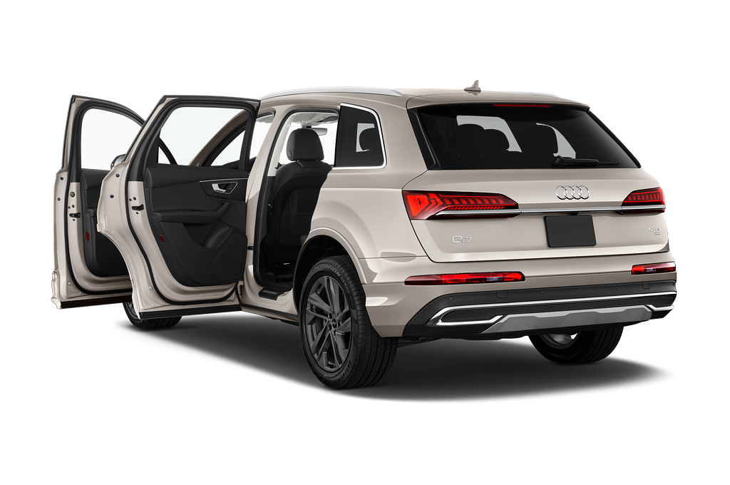 Audi Q7 (Baujahr 2020) - 5 Türen Tür geöffnet
