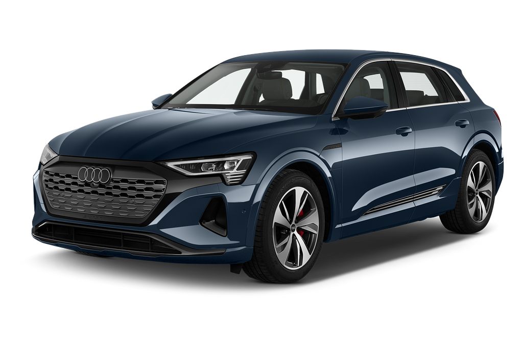 Audi Q8 e-tron (Baujahr 2023) Advanced 5 Türen seitlich vorne