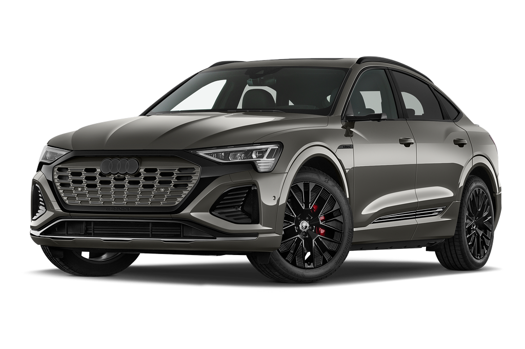 Audi Q8 e-tron Sportback (Baujahr 2023) Advanced 5 Türen seitlich vorne mit Felge
