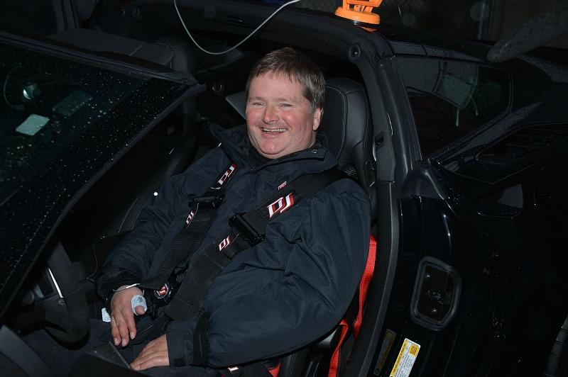 Ex-Rennfahrer Sam Schmidt steuerte die Corvette C7 mit den Bewegungen seines Kokpfes