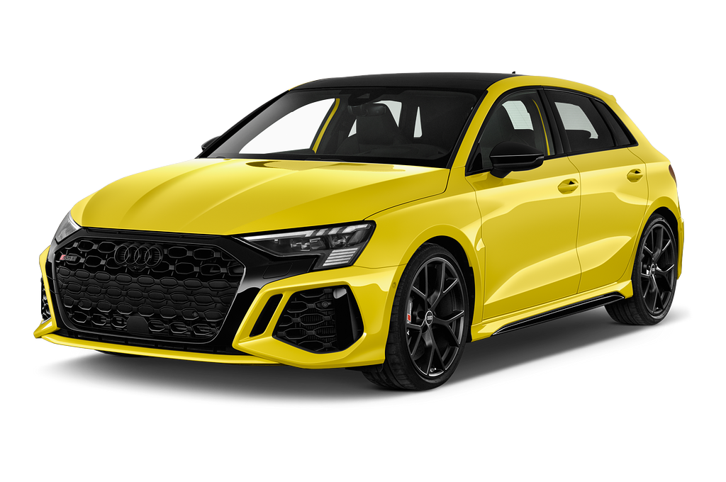 Audi RS3 Sportback (Baujahr 2022) RS3 5 Türen seitlich vorne