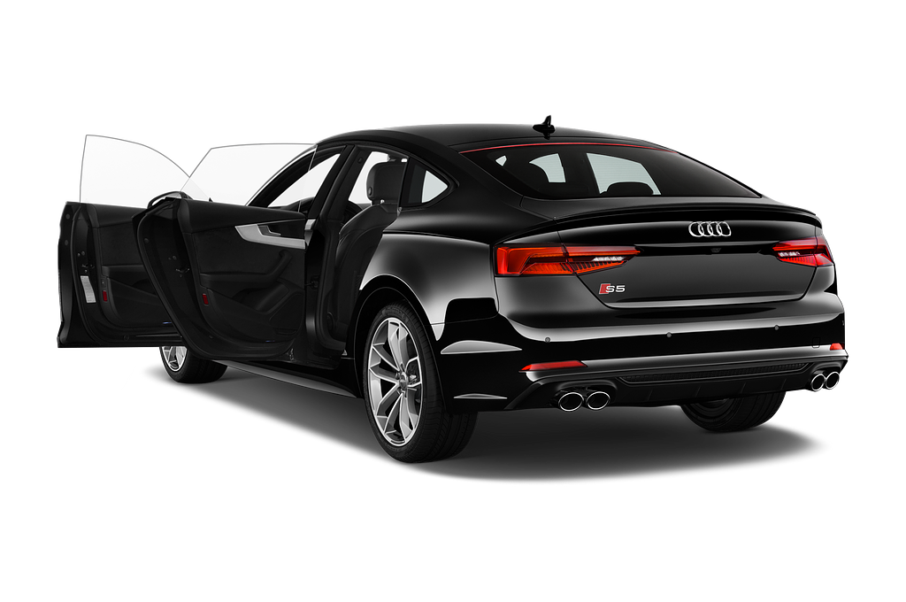 Audi S5 Sportback (Baujahr 2021) - 5 Türen Tür geöffnet