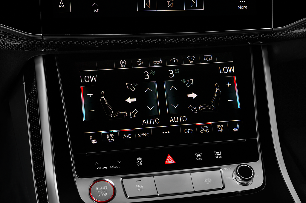 Audi SQ7 (Baujahr 2022) Base 5 Türen Temperatur und Klimaanlage