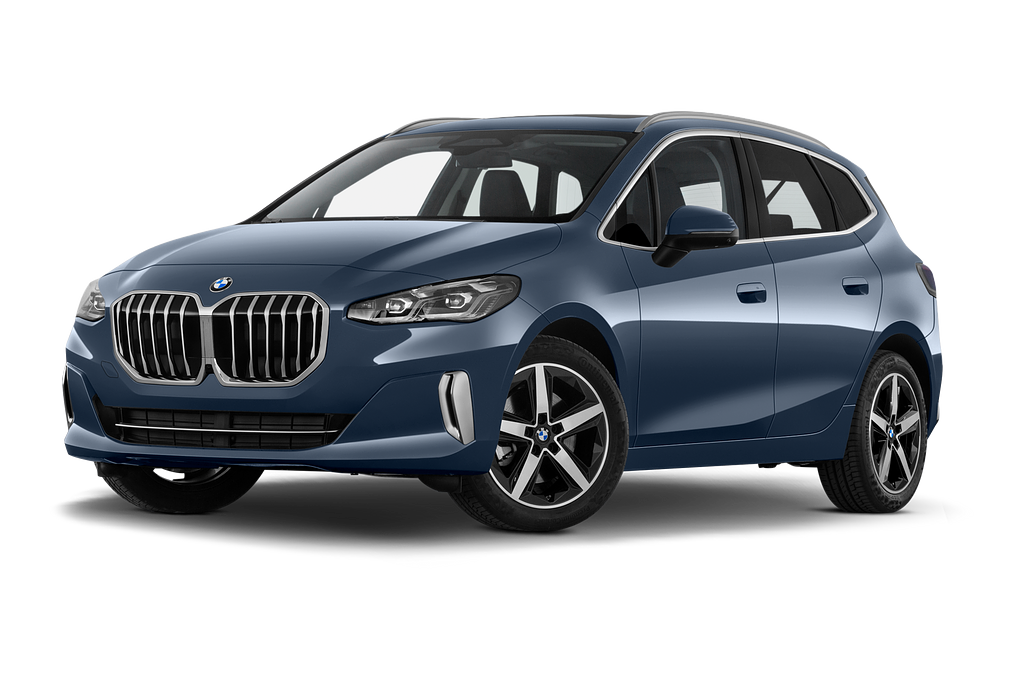 BMW 2 Series Active Tourer (Baujahr 2022) Luxury Line 5 Türen seitlich vorne mit Felge