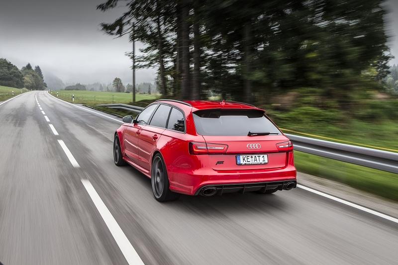 Der ABT Audi RS6 Avant ist ebenso straff gefedert, wie der Serien-Audi
