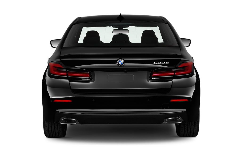 BMW 5 Series (Baujahr 2021) 530e Base 4 Türen Heckansicht