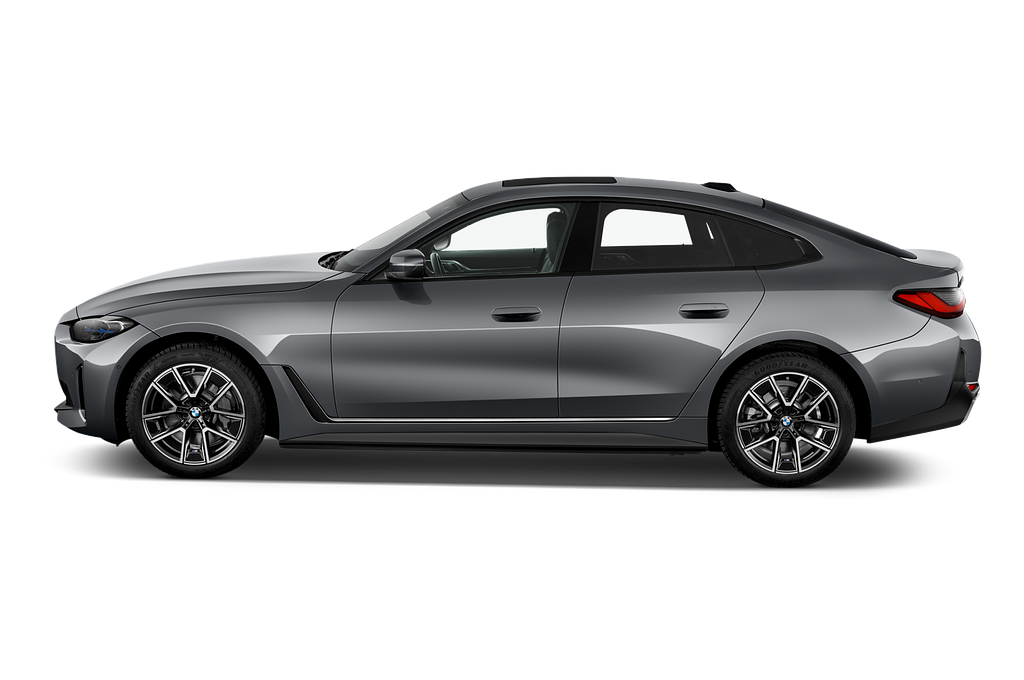 BMW i4 Gran Coupe (Baujahr 2022) Serie 5 Türen Seitenansicht