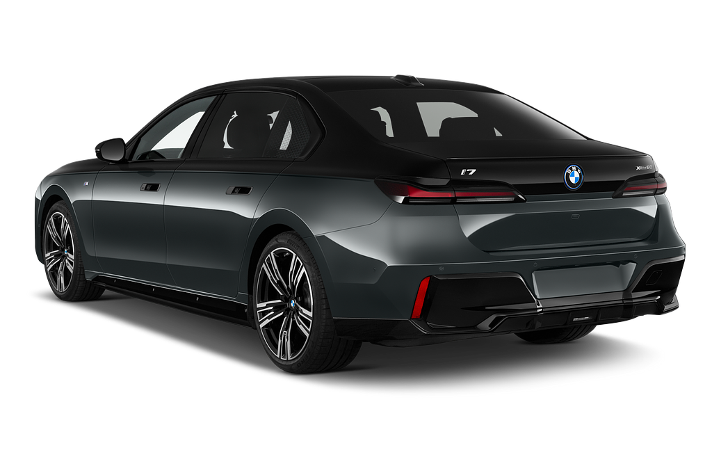 BMW i7 (Baujahr 2023) M Sportpaket 4 Türen seitlich hinten