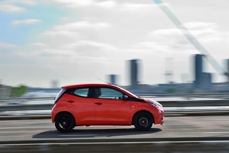 Der Toyota Aygo ist 3,46 Meter lang