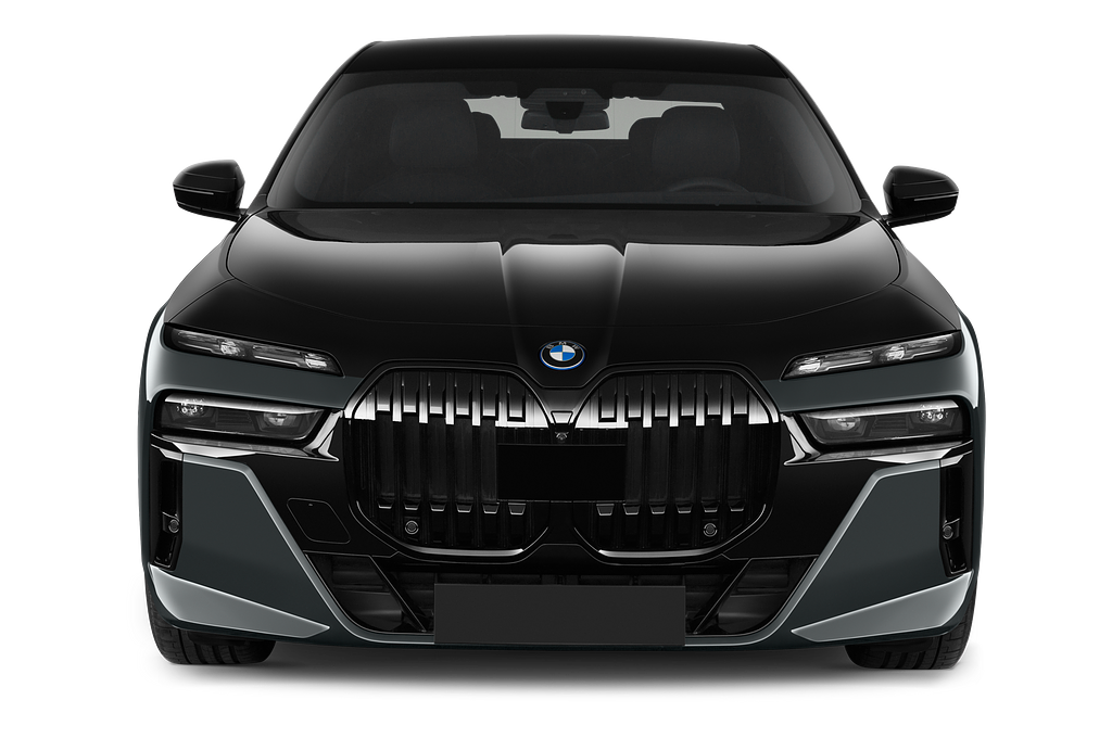 BMW i7 (Baujahr 2023) M Sportpaket 4 Türen Frontansicht
