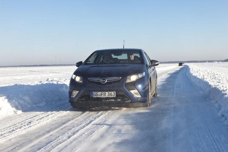 Der Opel Amper funktioniert auch im Winter