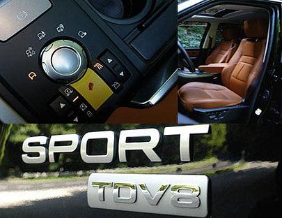 Nicht besonders sportliche Innenausstattung.
