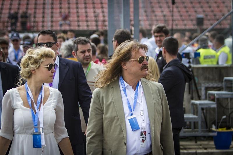Komponist und Musiker Leslie Mandokie war einer der Promis am Hungaroring