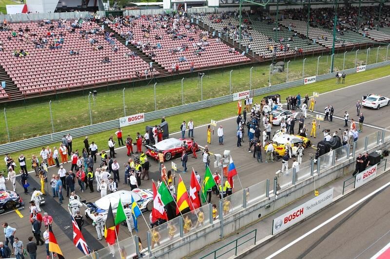 Rund 33.000 Zuschauer kamen zum Rennen an den Hungarooring