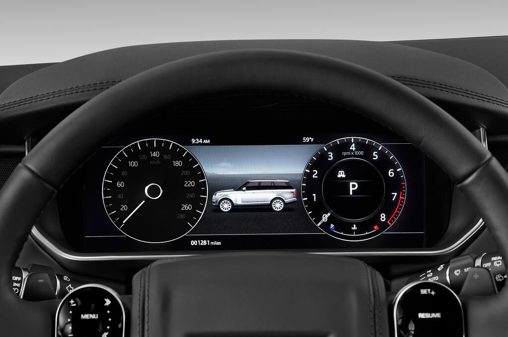 Land Rover Range Rover (Baujahr 2019) HSE 5 Türen Tacho und Fahrerinstrumente