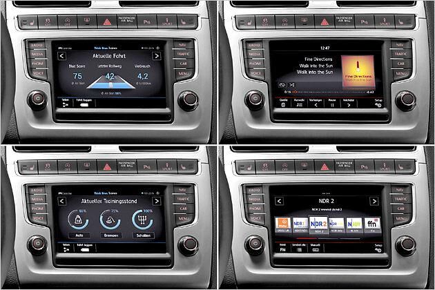 Das Topmodell der neuen Infotainment-Systeme hat einen 6,5 Zoll großen Touchscreen