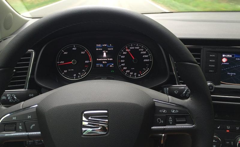 Seat Leon ST 1.6 TDI: die übersichtlichen Instrumente