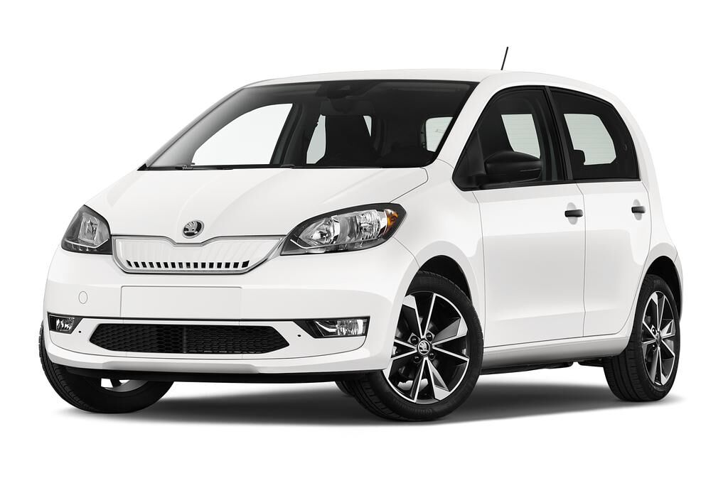 Skoda Citigo e iV (Baujahr 2020) Ambition 5 Türen seitlich vorne mit Felge