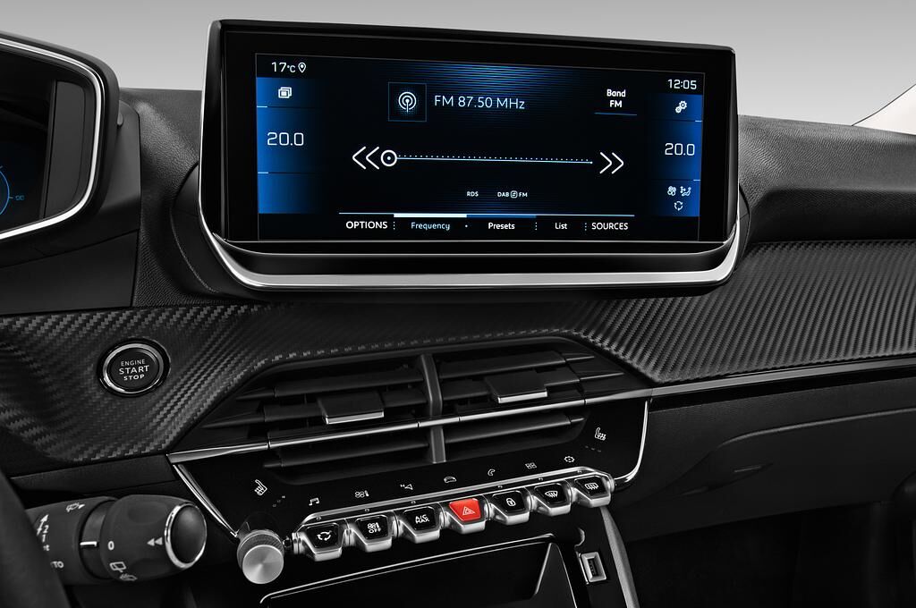Peugeot 208 (Baujahr 2020) Allure 5 Türen Radio und Infotainmentsystem