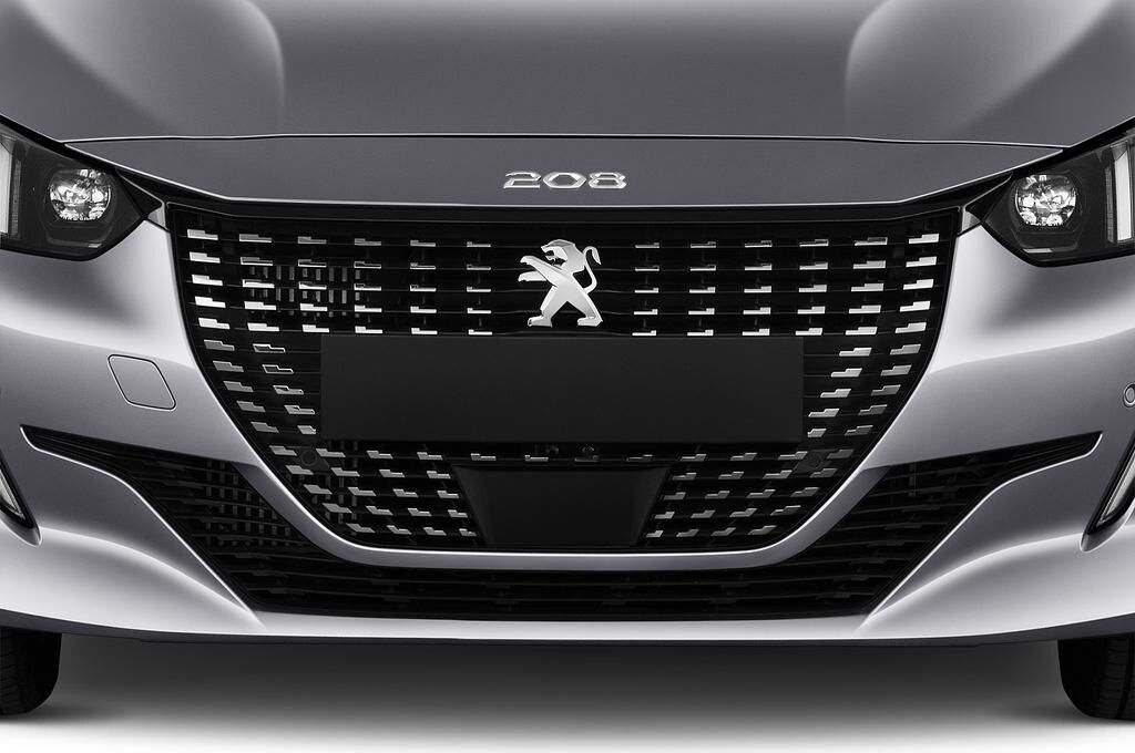 Peugeot 208 (Baujahr 2020) Allure 5 Türen Kühlergrill und Scheinwerfer