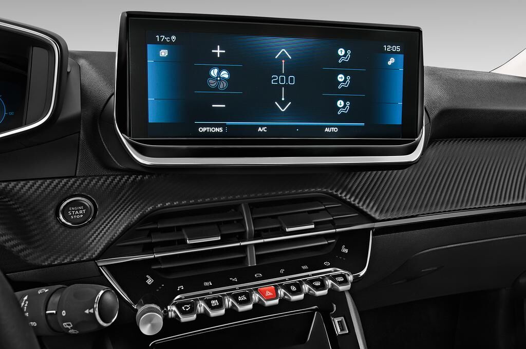 Peugeot 208 (Baujahr 2020) Allure 5 Türen Temperatur und Klimaanlage