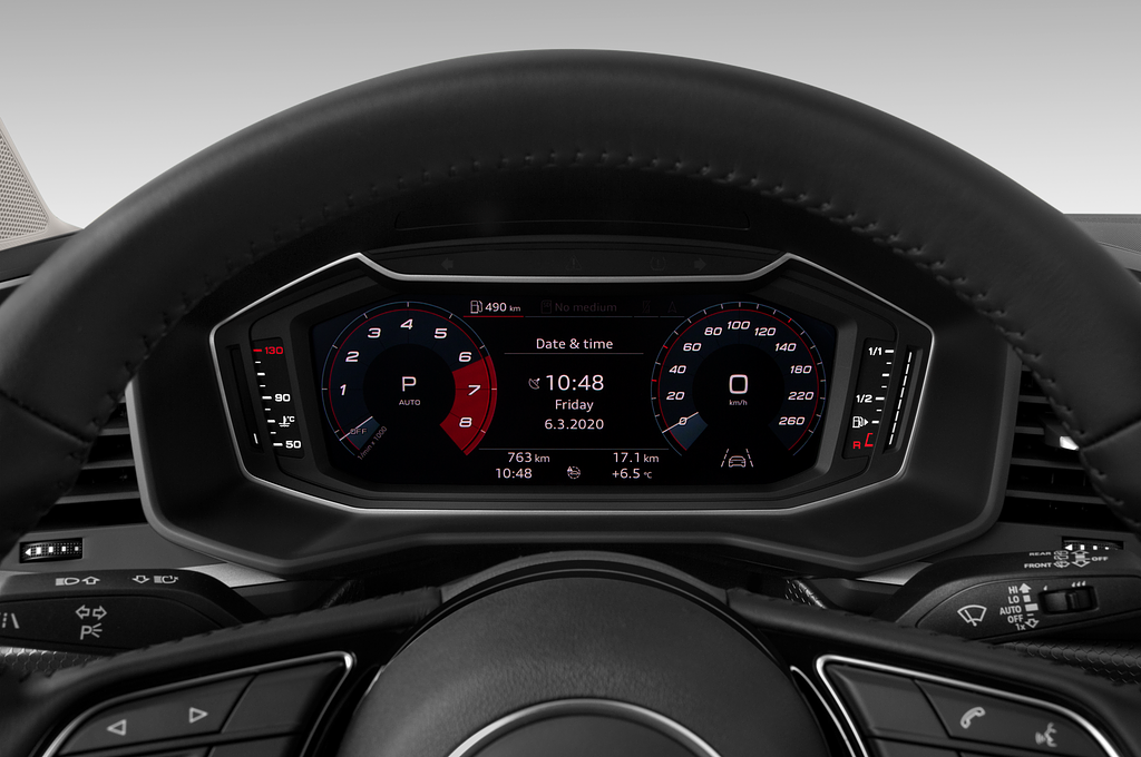 Audi A1 Allstreet (Baujahr 2022) Base 5 Türen Tacho und Fahrerinstrumente