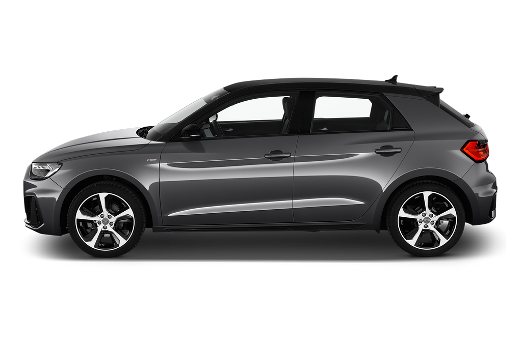 Audi A1 Sportback (Baujahr 2023) S Line 5 Türen Seitenansicht