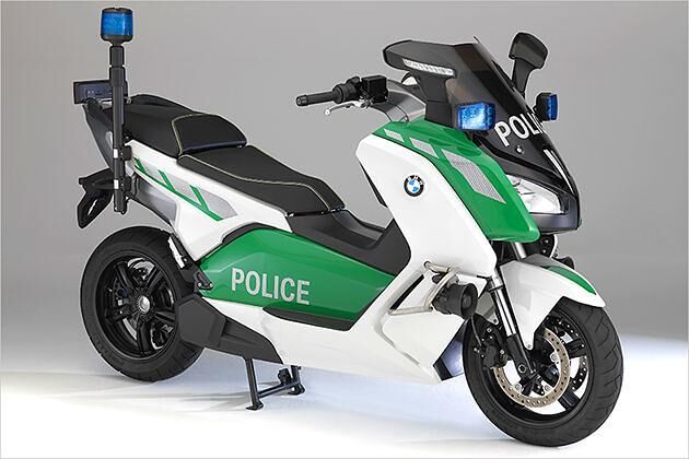Ausblick auf die Zukunft? Schon 2013 zeigte BMW eine Polizeiversion des C evolution