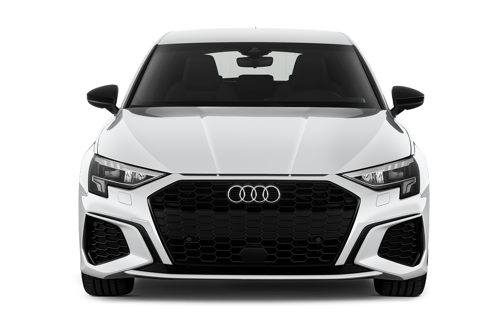 Audi A3 Sportback (Baujahr 2020) S-Line 5 Türen Frontansicht