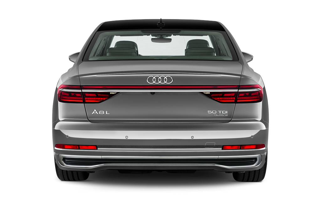 Audi A8 L (Baujahr 2022) Base 4 Türen Heckansicht