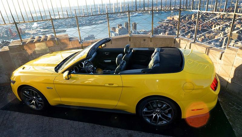 Der Ford Mustang wurde dieses Jahr auf dem Empire State Building präsentiert.