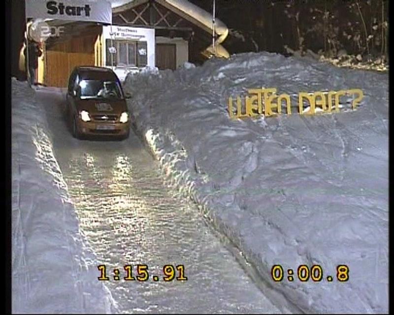 Ein Opel Meriva bei Wetten, dass...?