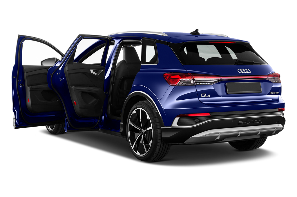 Audi Q4 e-tron (Baujahr 2022) EV S Line 5 Türen Tür geöffnet