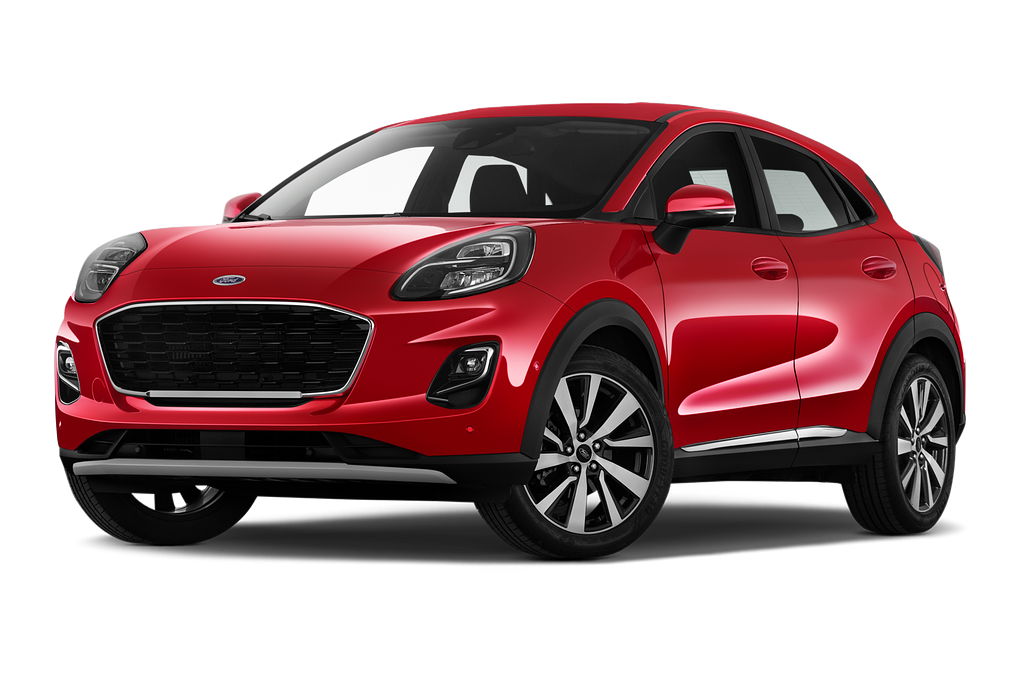 Ford Puma (Baujahr 2020) Titanium X 5 Türen seitlich vorne mit Felge