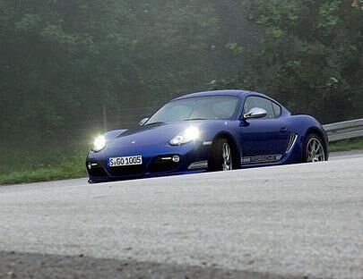 Der Cayman verwöhnt die Ohren mit einem 6-Zylinder-Motor.