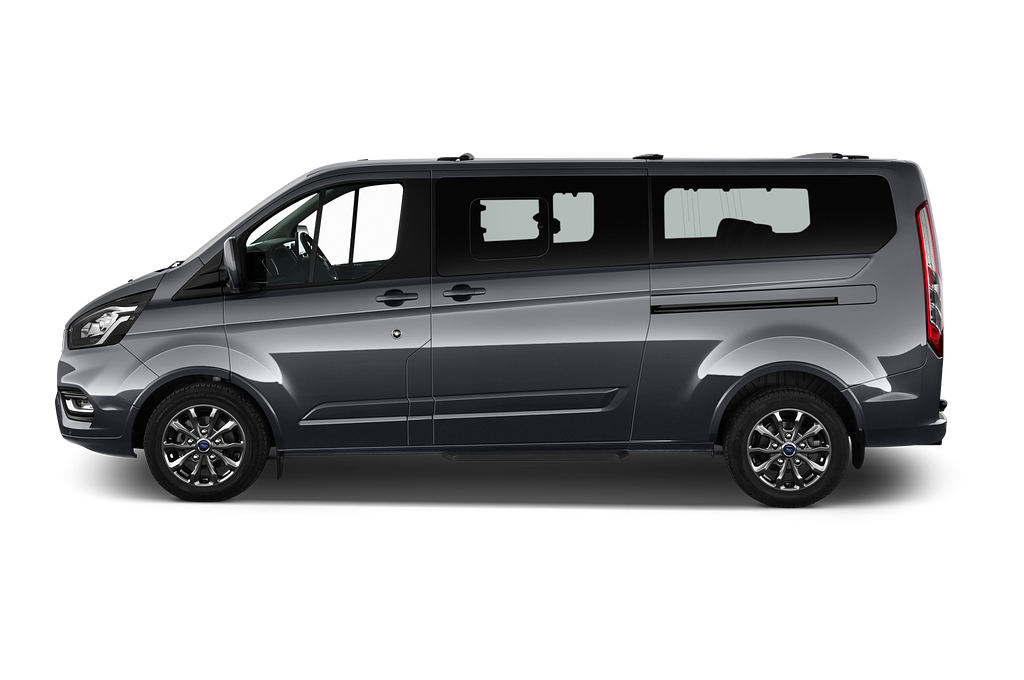 Ford Tourneo Custom (Baujahr 2020) Titanium 4 Türen Seitenansicht
