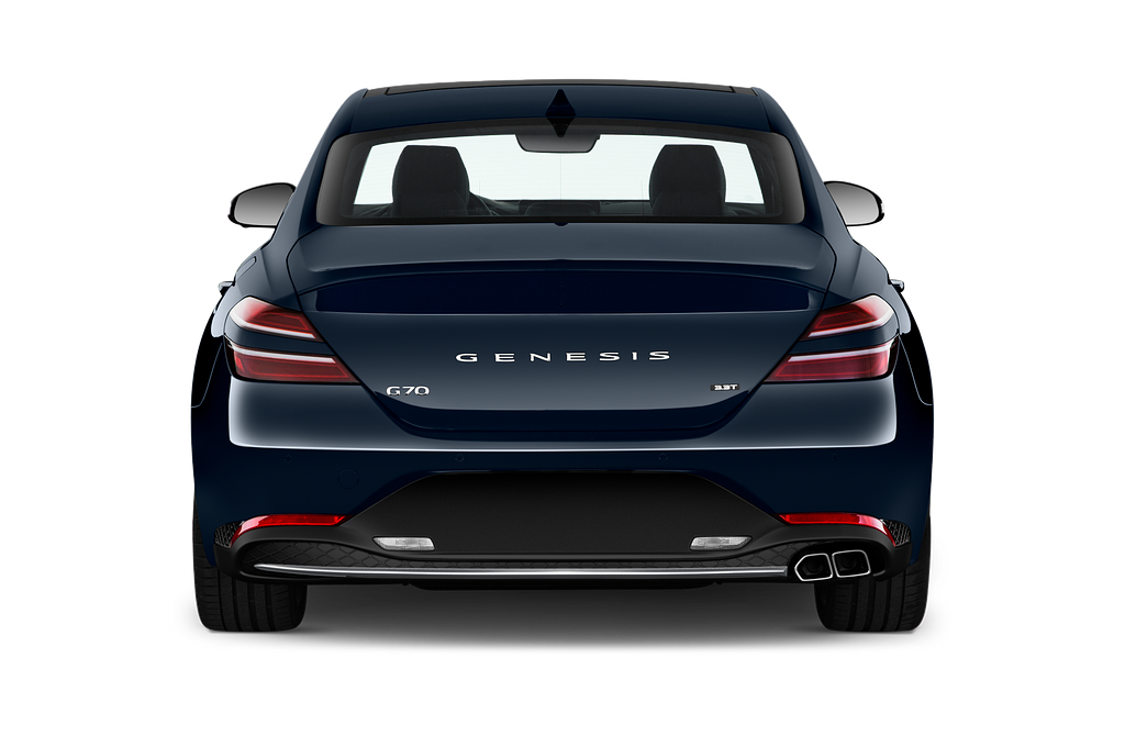 Genesis G70 (Baujahr 2023) Sport 4 Türen Heckansicht