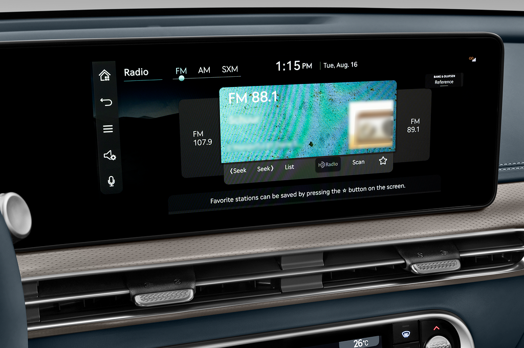 Genesis GV60 (Baujahr 2023) Sport 5 Türen Radio und Infotainmentsystem