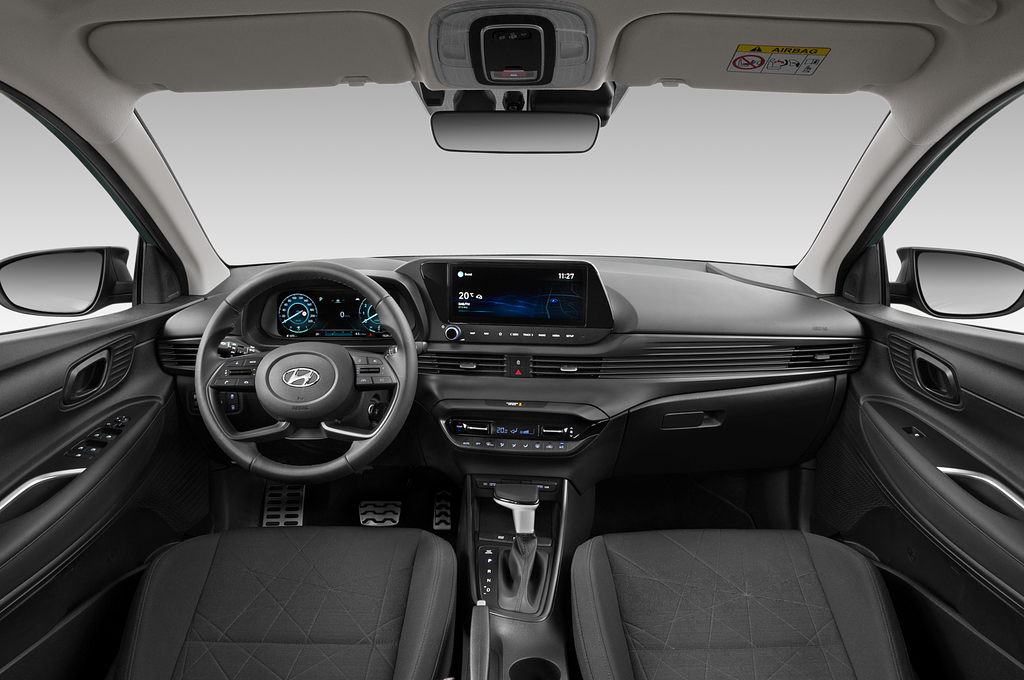Hyundai Bayon (Baujahr 2021) Trend 5 Türen Cockpit und Innenraum