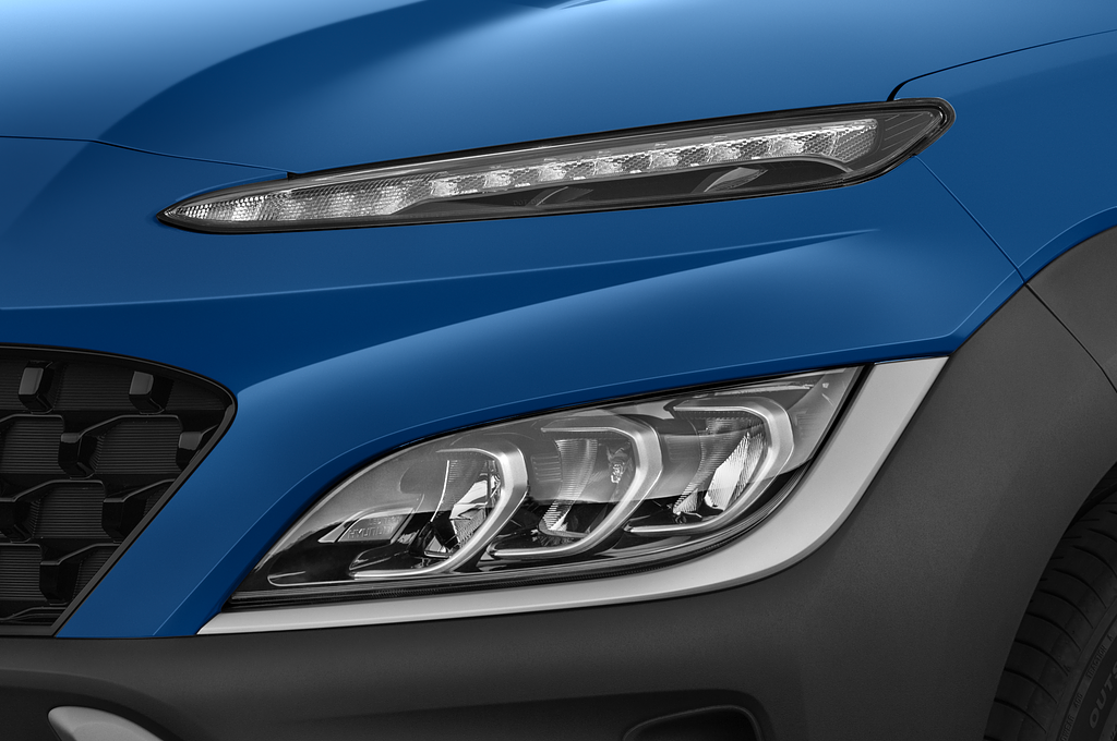 Hyundai Kona Hybrid (Baujahr 2021) Trend 5 Türen Scheinwerfer
