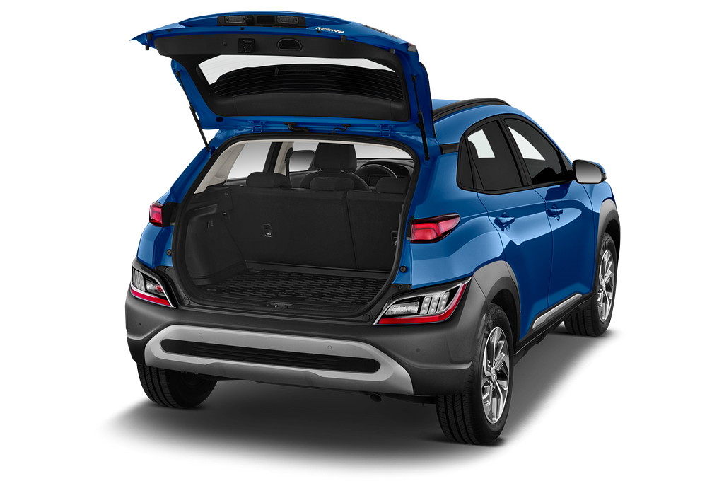 Hyundai Kona Hybrid (Baujahr 2021) Trend 5 Türen Kofferraum